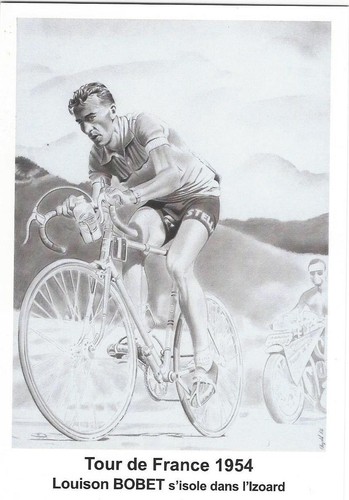 Cyclisme carte postale - postale, bobet