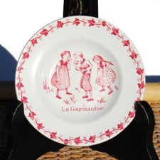 Ancienne assiette creuse - , de