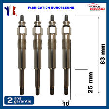 4x bougie de prechauffage pour Espace 3 2.2 l td turbo diesel Megane 1.9 DTi