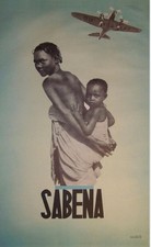 AFFICHE POSTER  Sabena