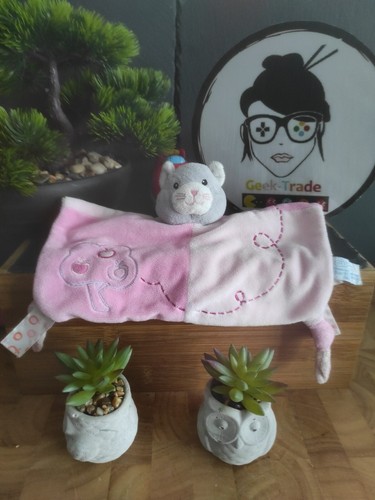 Doudou chat gris pomme - doudou,