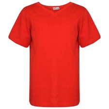 T-Shirt Uni Rouge Pour