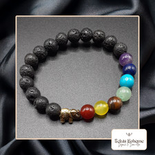 Bracelet Chakras 🌈 Pierres