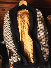 AQUASCUTUM made in England - blouson laine  jacket XXL  56 doublure matelassée