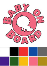 Autocollant vinyle bébé à