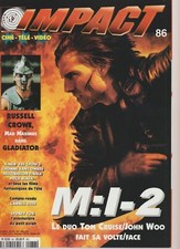 Impact n° 86 Tom Cruise MI-2 Gladiator Sydney Fox Jacqueline Lowell Cannes 2000