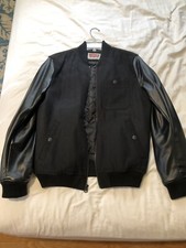 Levi's Black Leather Bomber
