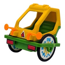 Playmobil jaune/vert remorque