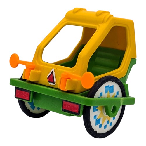 Playmobil jaune vert remorque - playmobil,