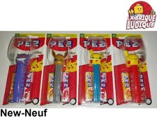 PEZ lot 4 distributeur Pokémon sous blister Pikachu Gengar Ectoplasma Evoli NEUF
