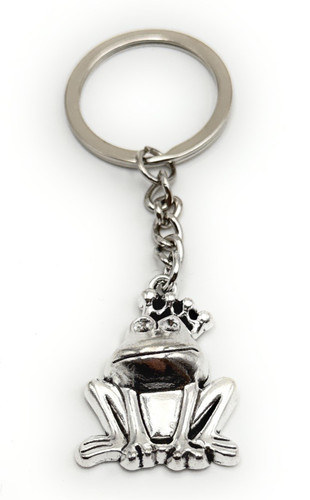 Grenouille roi couronne assise - grenouille,