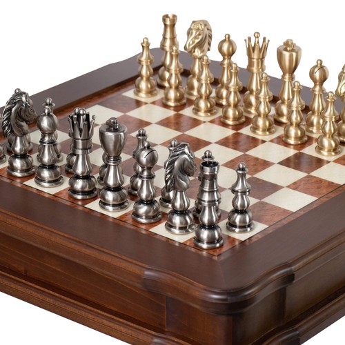 Jeu échecs laiton fait - jeu,