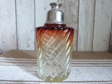 ancien vaporisateur cristal baccarat model bambou torsadé