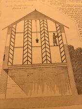 ARCHITECTURE OISE - Exploitation Agricole Fruitiers à Fortvache - 2 Gravures