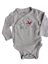 J3 Vêtement occasion BB Fille Bodie gris  ORCHESTRA 1 M/54 cm