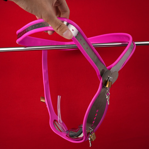 Stainless steel cage - stainless, chastity