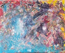 Belle gouache Abstraite :Beau