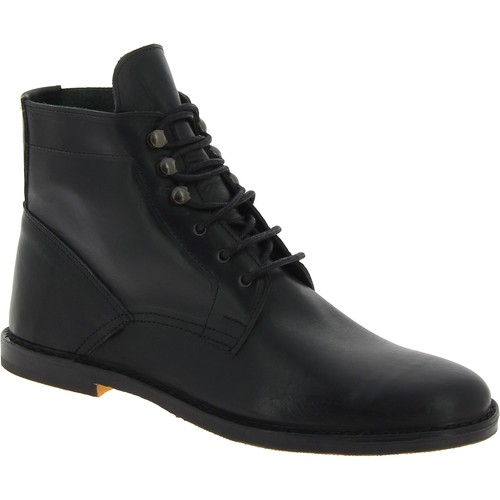 Bottines homme cuir noir - cuir,