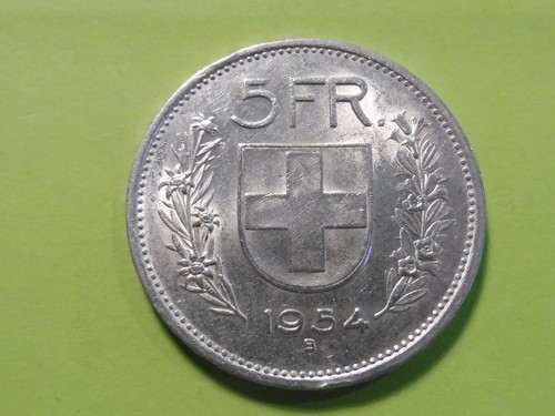Monnaie suisse frs argent - suisse, 5