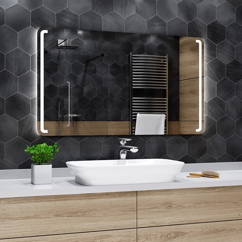 Led miroir murale avec - led,
