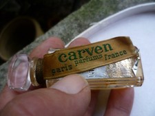 ancien flacon de parfum carven   ..1930 paris