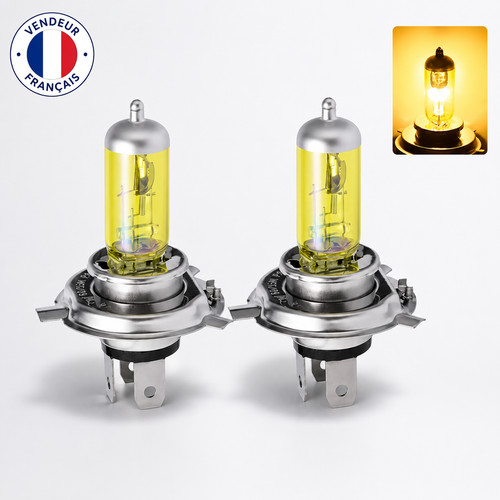 Ampoules 55w phares couleur - h4,