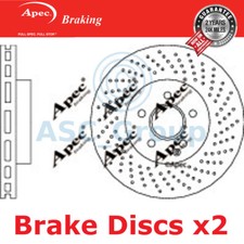 2x Apec BRAKING 322mm Cross
