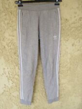 Pantalon ADIDAS jogging rétro vintage pant gris coton sport TREFOIL S