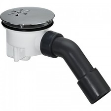 Bonde de douche 90 mm - coude
