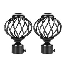  2 Pcs Embout Tringle Rideau