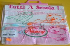 Set Maternelle 3 Pièces Avec Aida (Bavoir,Table Et Sac ) NANCY BABY Art. 1810 /A
