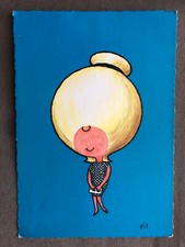 Vintage : rare carte postale Chouchou et Yéyé - années 60