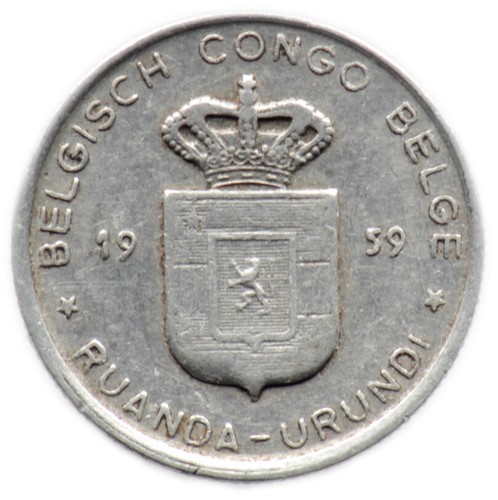 Franc 1959 congo - 1,