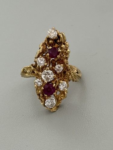 7635 bague moderniste or - bague,