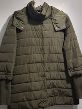 Doudoune Kaki Capuche Amovible 