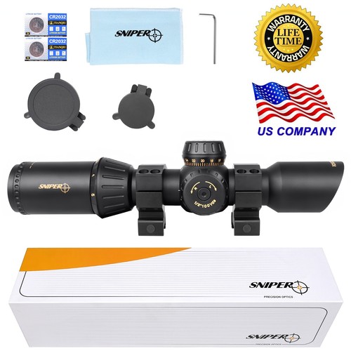 Sniper 5x30 rifle scope - 1-5x30,