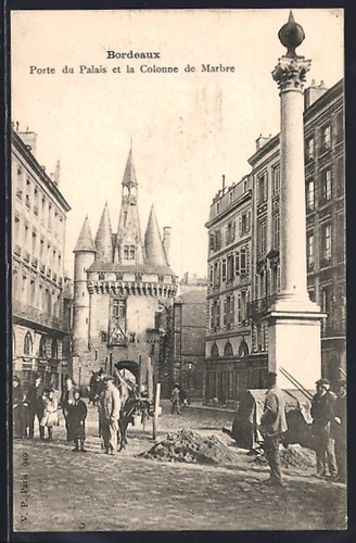 Cpa bordeaux porte palais - du,