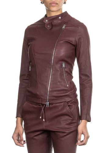 Veste cuir biker pour - en,