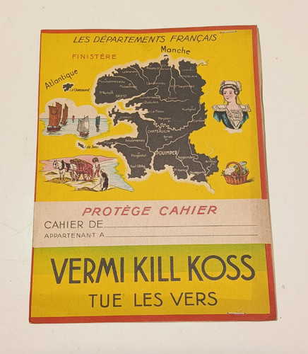 Protège cahier ancien