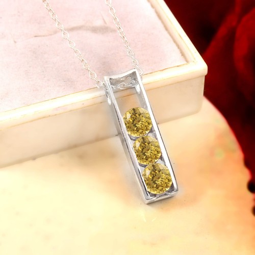 Pendentif saphir naturel jaune - pendentif,