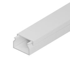 Goulotte électrique PVC blanc