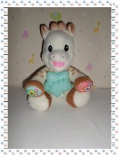 ⑳ -  Doudou Musical Lumineux  Peluche Sophie La Girafe Touch and Music Vulli