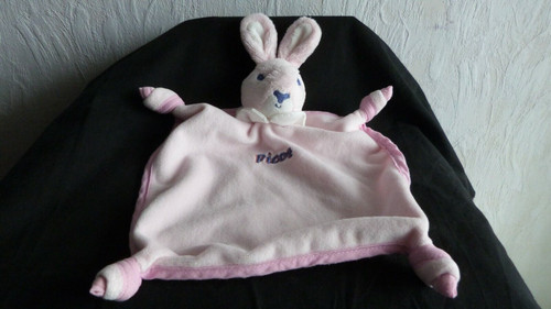 Doudou plat lapin picot - ,