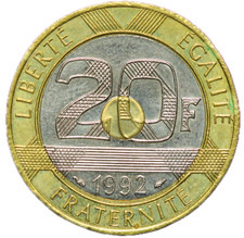#17750 - 20 francs 1992 SUP