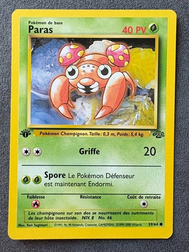 Carte pokemon paras 64 - pokemon,