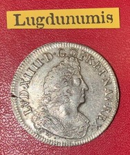 Louis XIV 1/2 Ecu 1695 D Lyon + aux palmes  Louis XIV argent 1643-1715