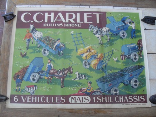 Ancienne affiche agricole - affiche,