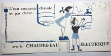 Ancien Buvard Le Chauffe Eau