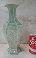 beau vase en porcelaine de Chine 18e 19e celadon XVIII XIX antique chinese 18c