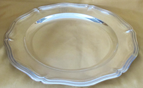 Grand plat rond - , métal